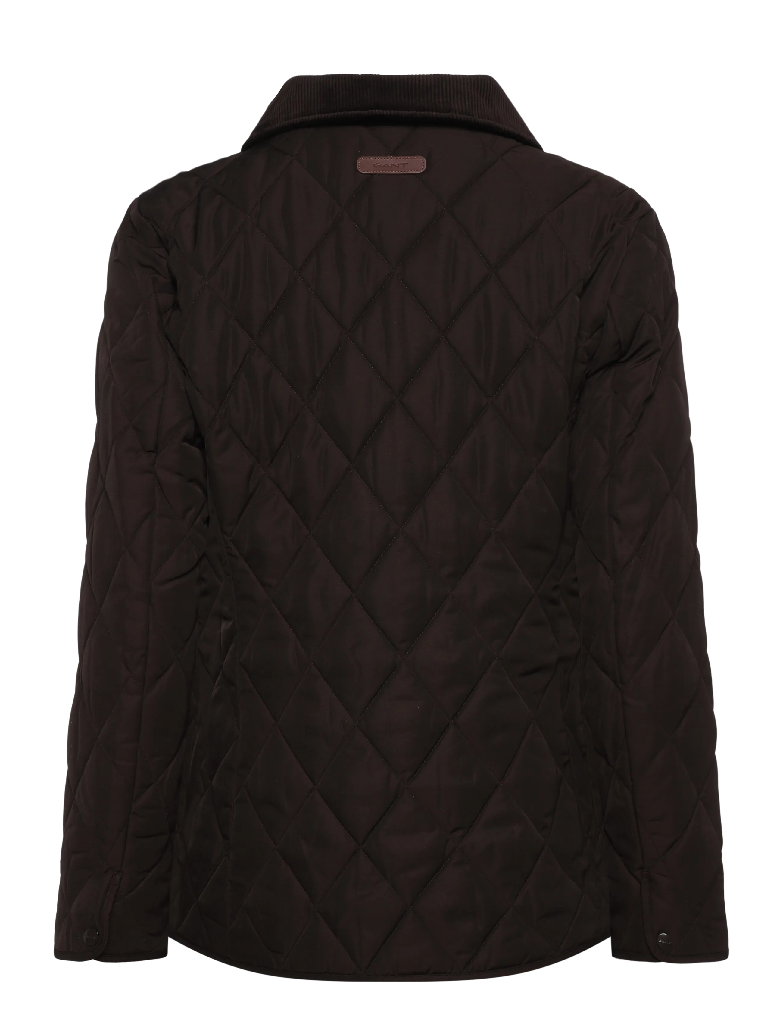 Gant - Slim Quilted Jacket - spring jackets - deep brown - 2