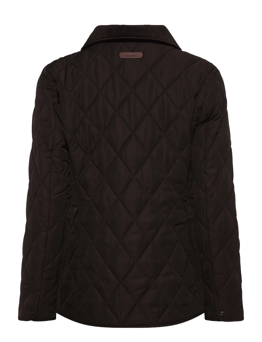 Gant - Slim Quilted Jacket - frühlingsjacken - deep brown - 2