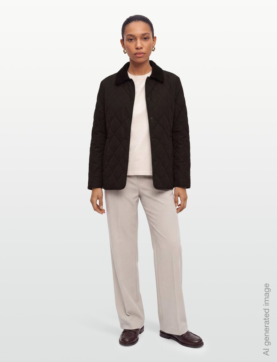 Gant - Slim Quilted Jacket - frühlingsjacken - deep brown - 0