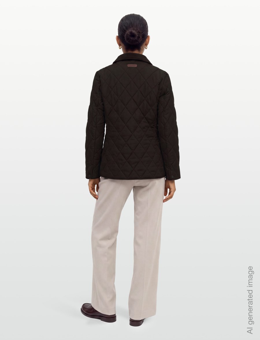Gant - Slim Quilted Jacket - frühlingsjacken - deep brown - 4