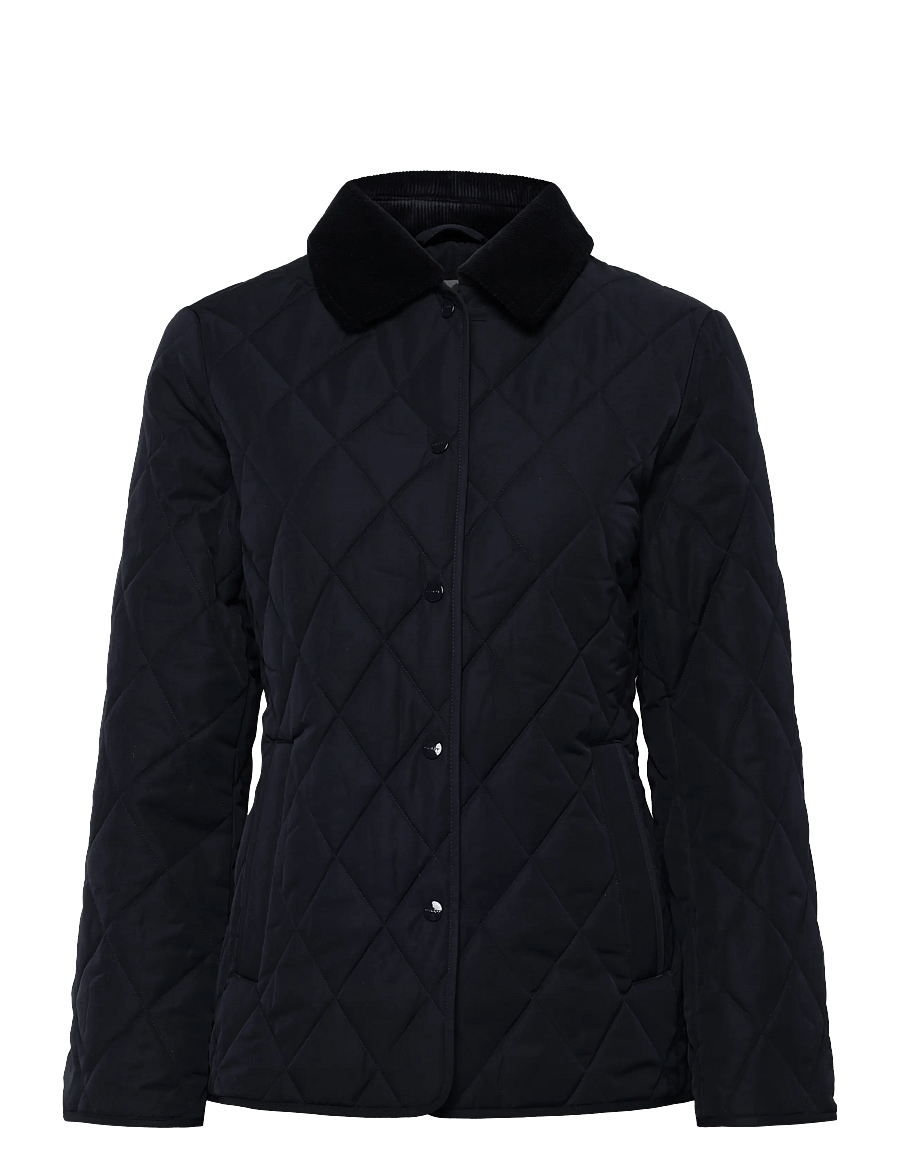 Gant - Slim Quilted Jacket - vårjackor - evening blue - 1