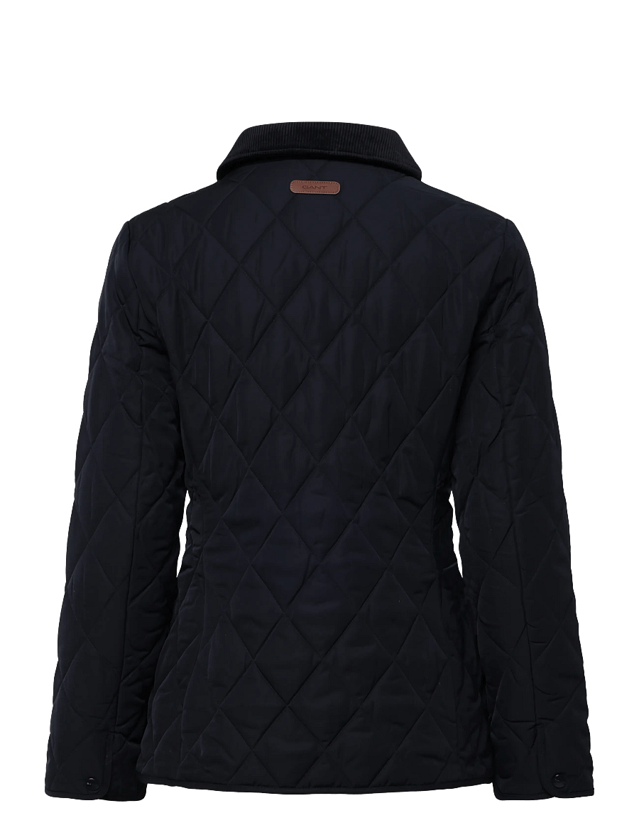 Gant - Slim Quilted Jacket - vårjackor - evening blue - 2