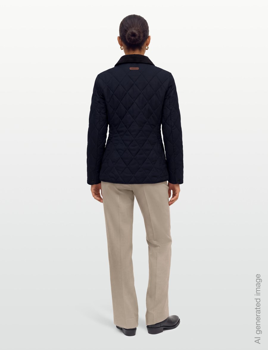 Gant - Slim Quilted Jacket - vårjackor - evening blue - 4