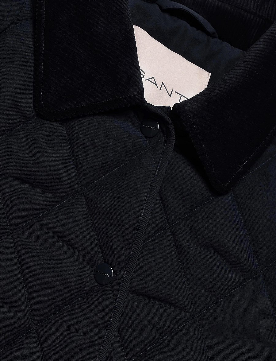 Gant - Slim Quilted Jacket - vårjackor - evening blue - 5
