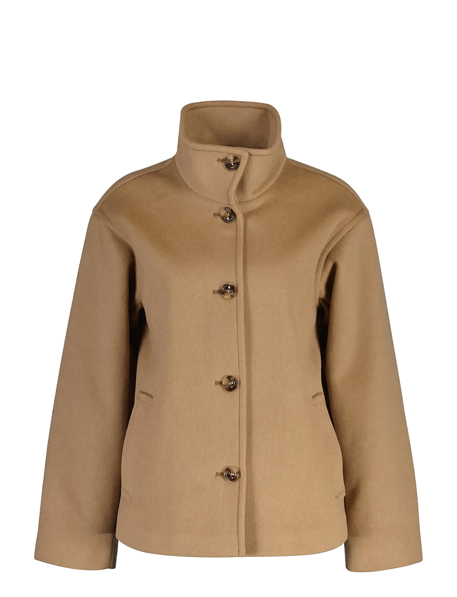 Gant - WOOL BLEND JACKET - wool jackets - warm khaki - 1