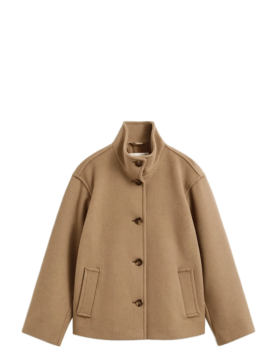 Gant - WOOL BLEND JACKET - ulljackor - warm khaki - 1