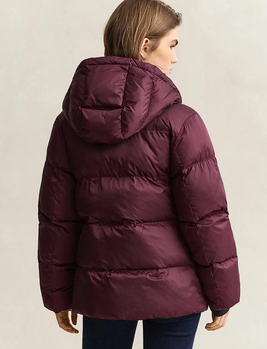 Gant - MID PADDED JACKET - vinterjakker - darkened wine - 2