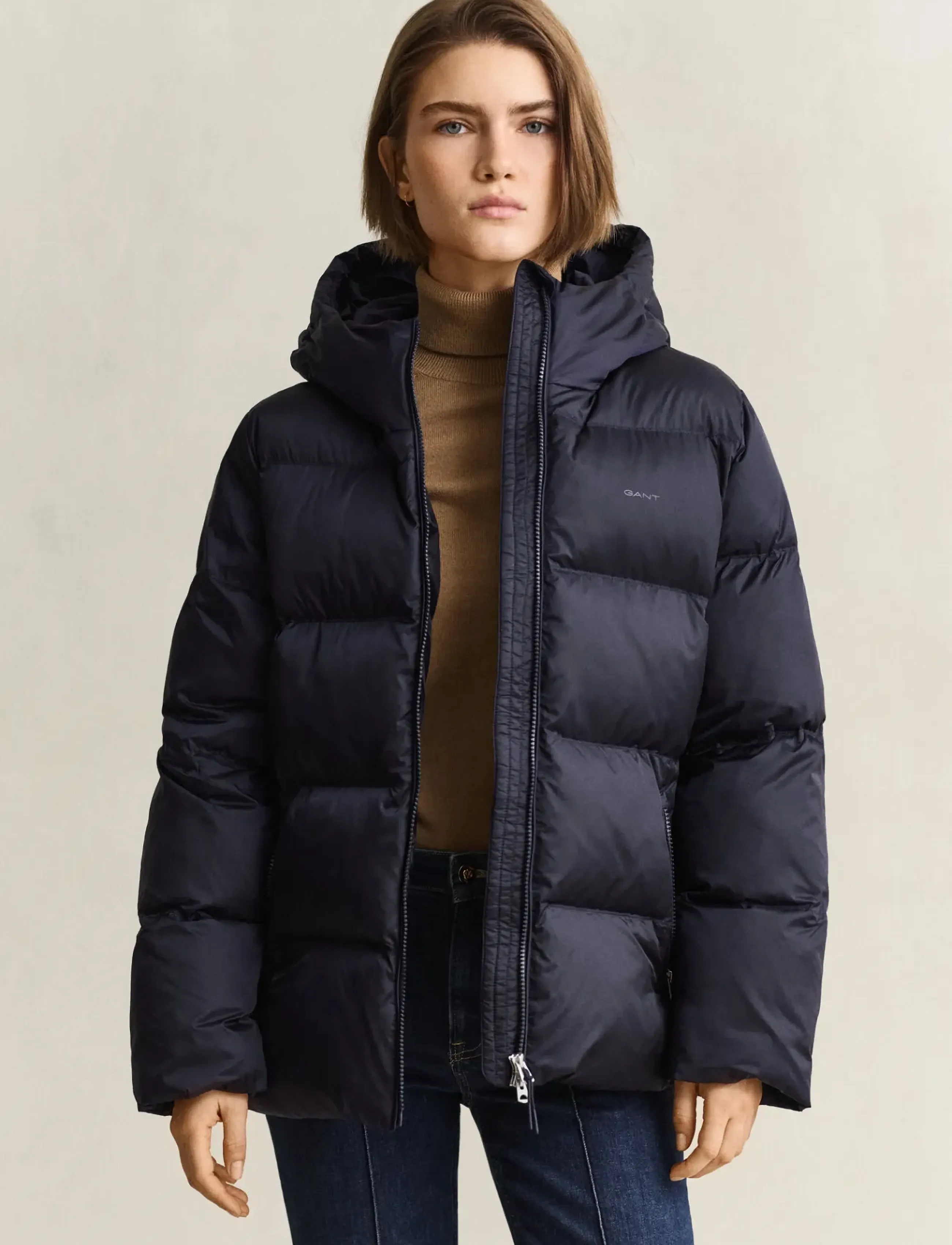 Gant MID PADDED JACKET - Jakker - EVENING BLUE / navy