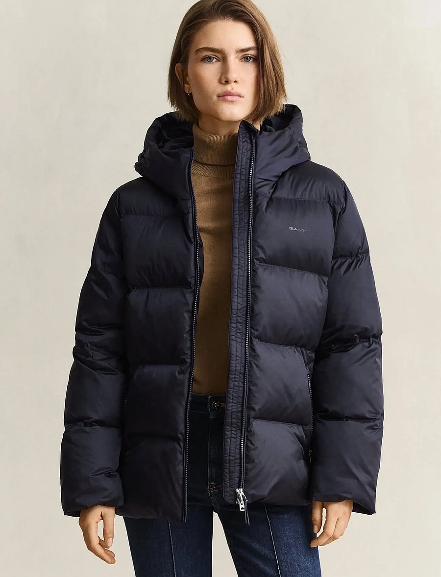 Gant - MID PADDED JACKET - talvitakit - evening blue - 0