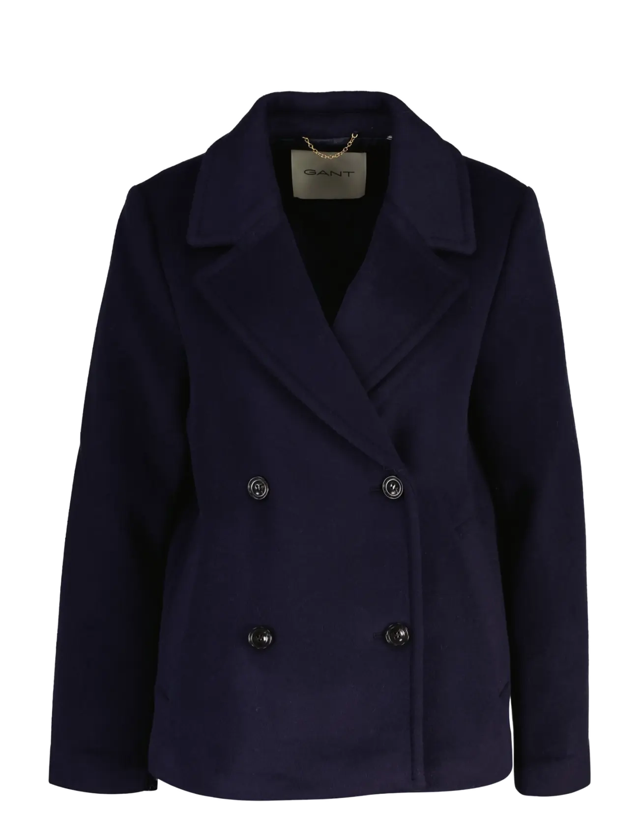 Gant - WOOL BLEND PEACOAT - winter jackets - evening blue - 1