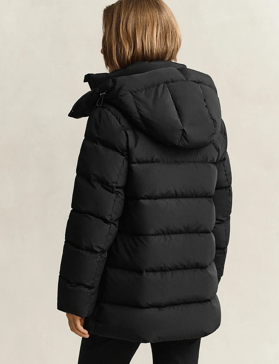 Gant - MID LENGTH DOWN JACKET - winterjacken - black - 2