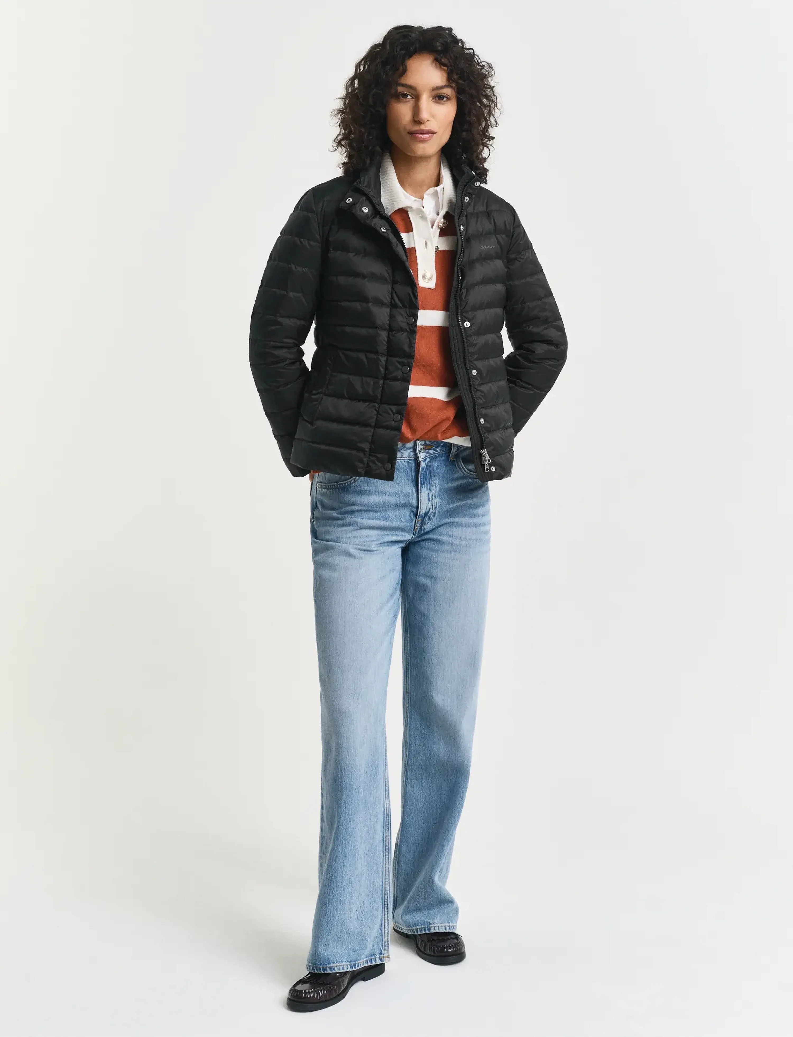 Gant - LIGHT DOWN JACKET - dūnu jakas - black - 4