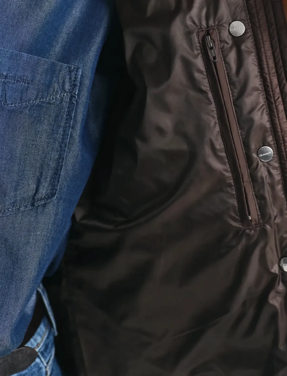 GANT - LIGHT DOWN JACKET - dunjakker - deep brown - 2