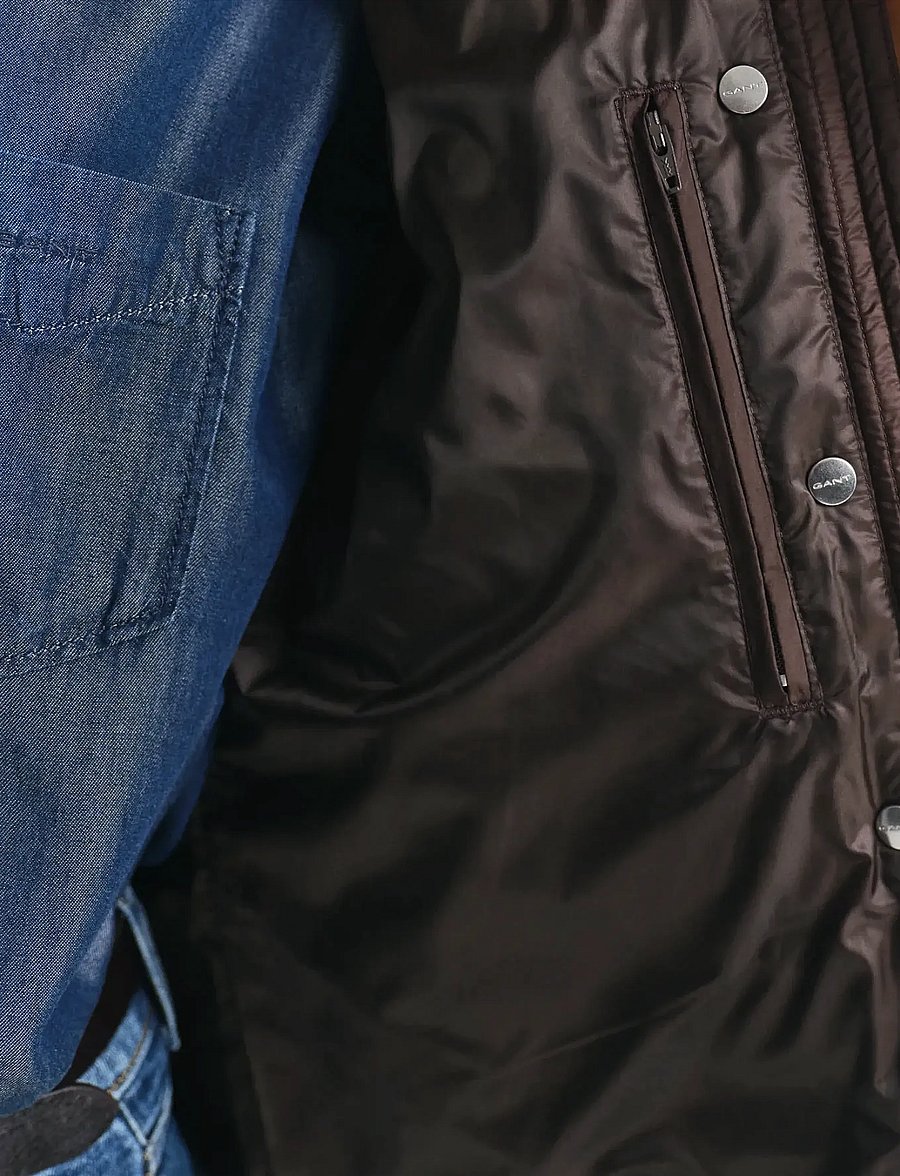 Gant - LIGHT DOWN JACKET - winterjacken - deep brown - 3