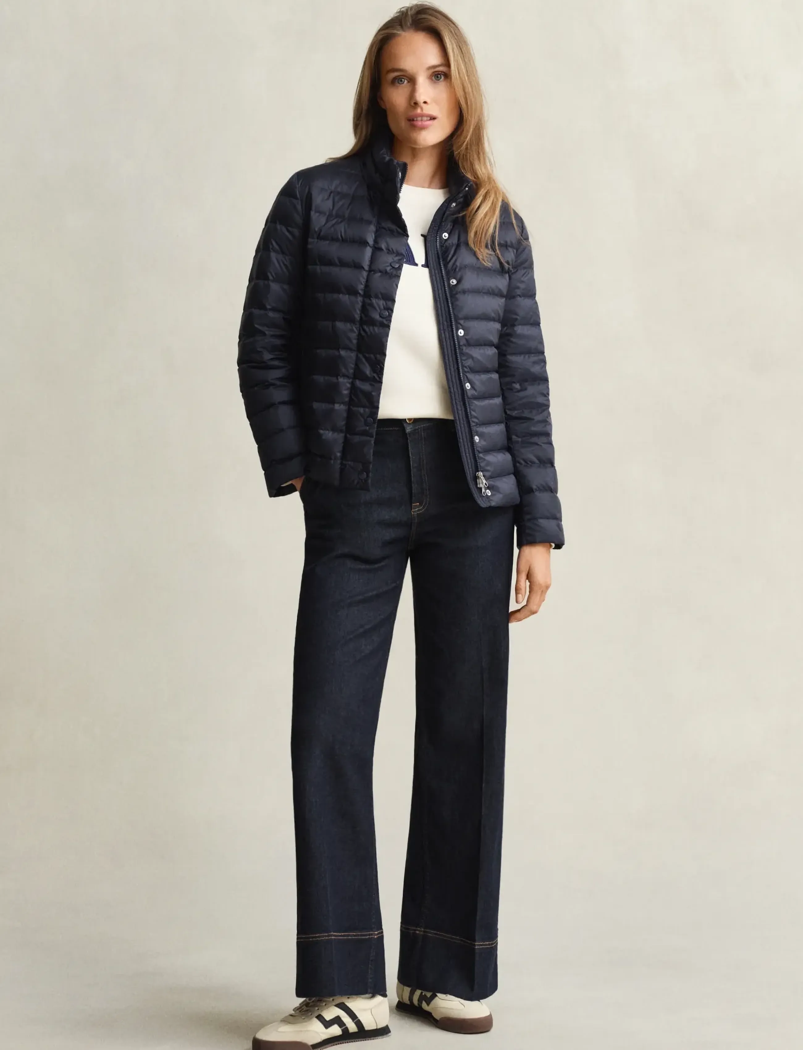 Gant - LIGHT DOWN JACKET - vinterjakker - evening blue - 4
