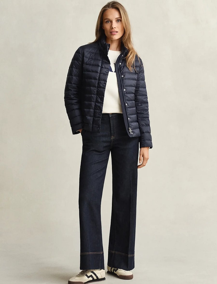 Gant - LIGHT DOWN JACKET - vinterjakker - evening blue - 4