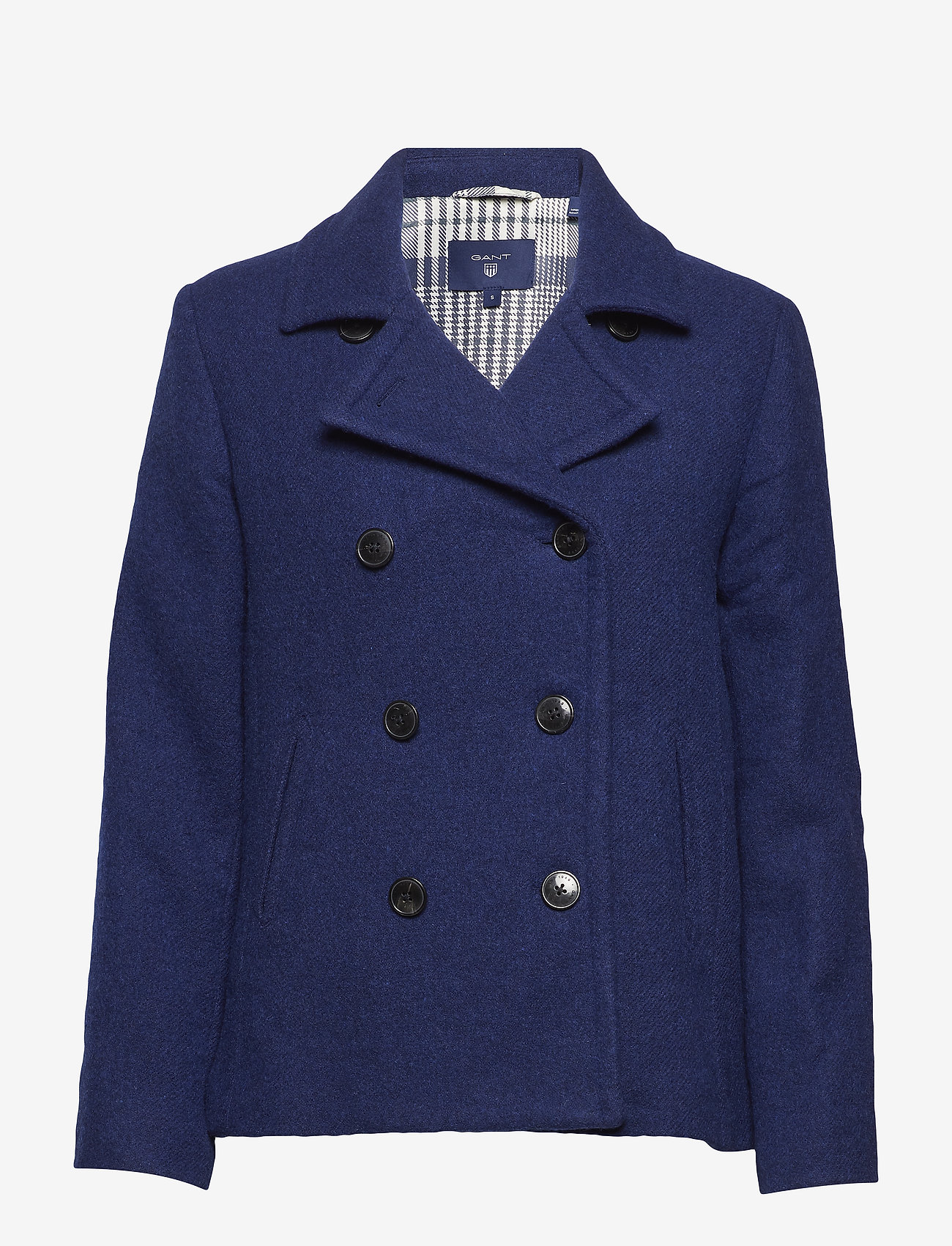 GANT - O1. WOOL PEA COAT - persian blue - 0