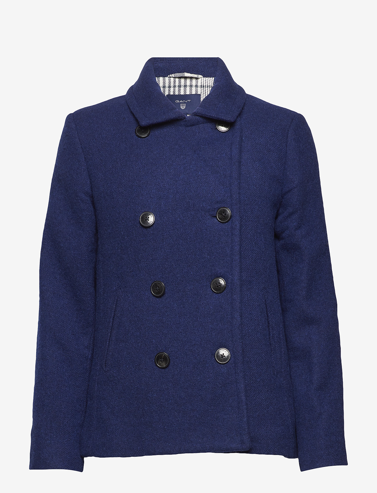 GANT - O1. WOOL PEA COAT - persian blue - 1