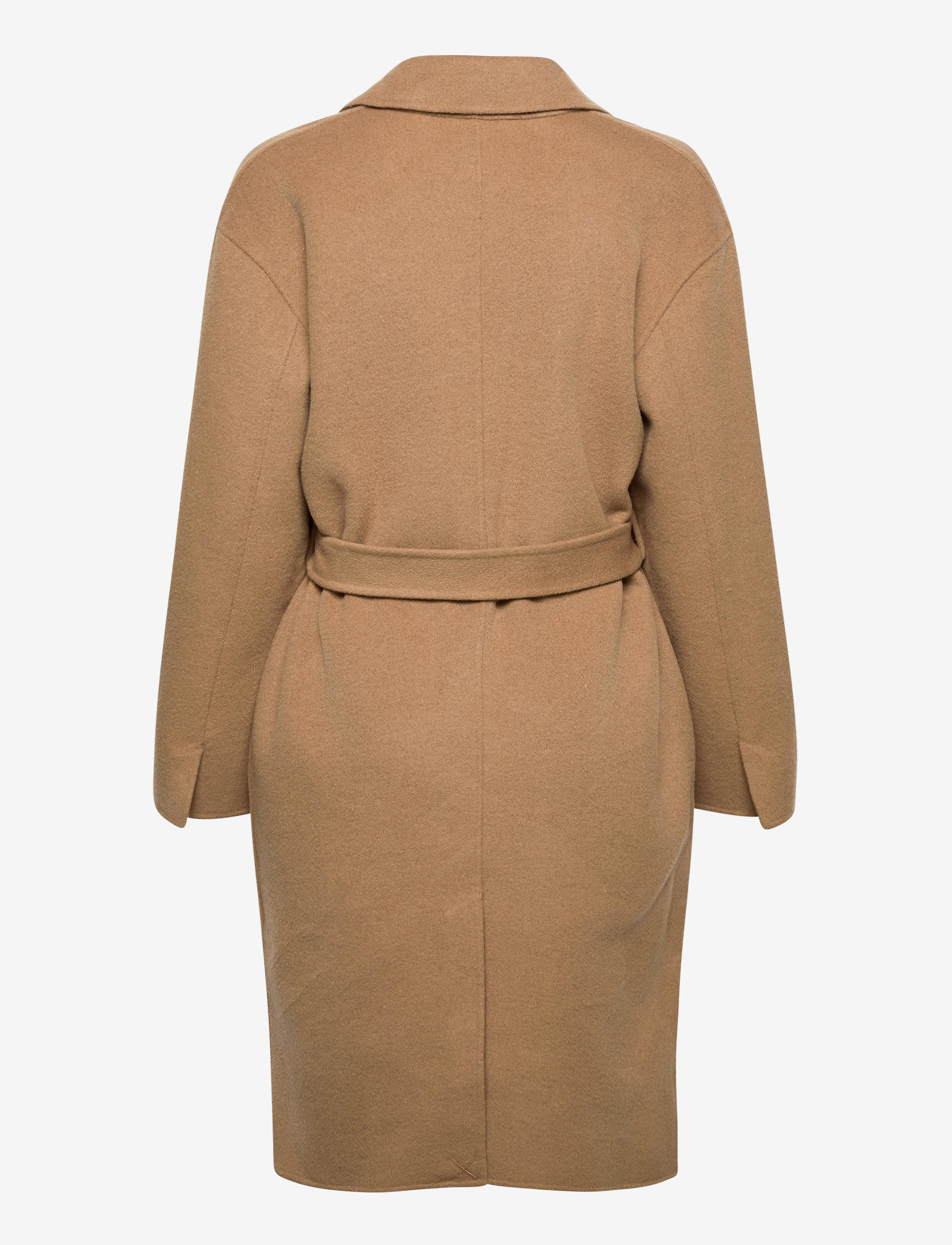 GANT - D1. WOOL BLEND BELTED COAT - warm khaki - 1