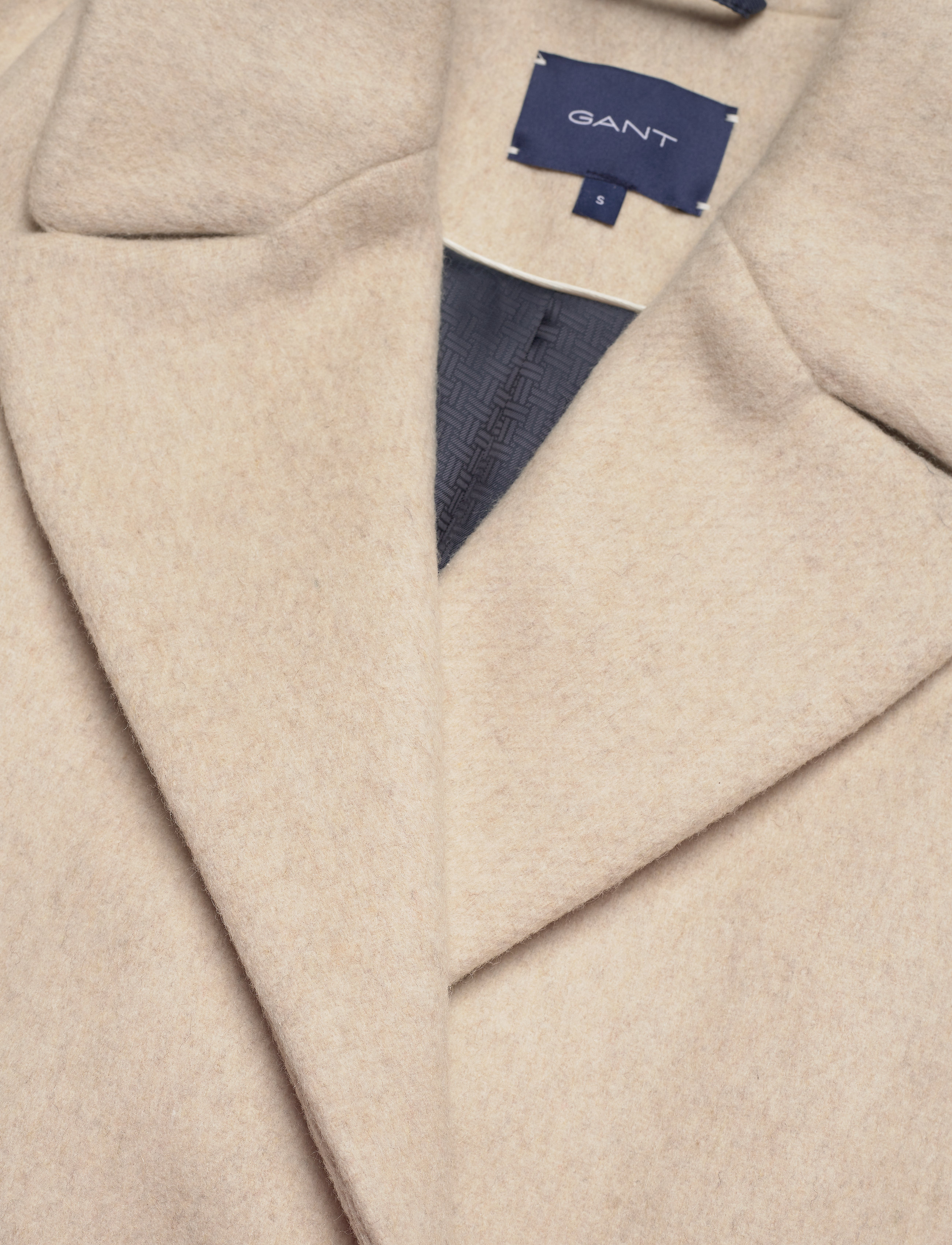 GANT - D2. OVERSIZED WOOL BLEND COAT - manila melange - 2