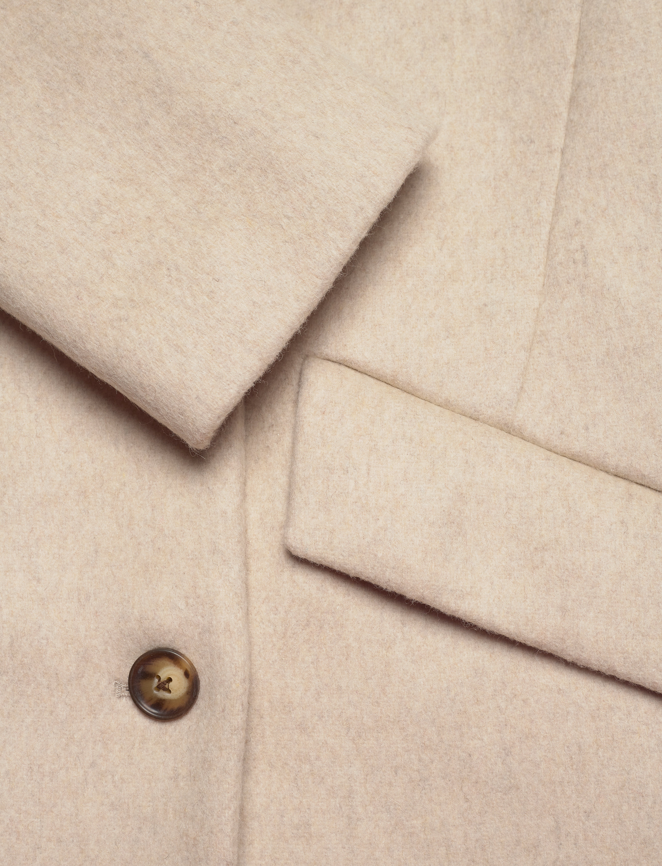GANT - D2. OVERSIZED WOOL BLEND COAT - manila melange - 3