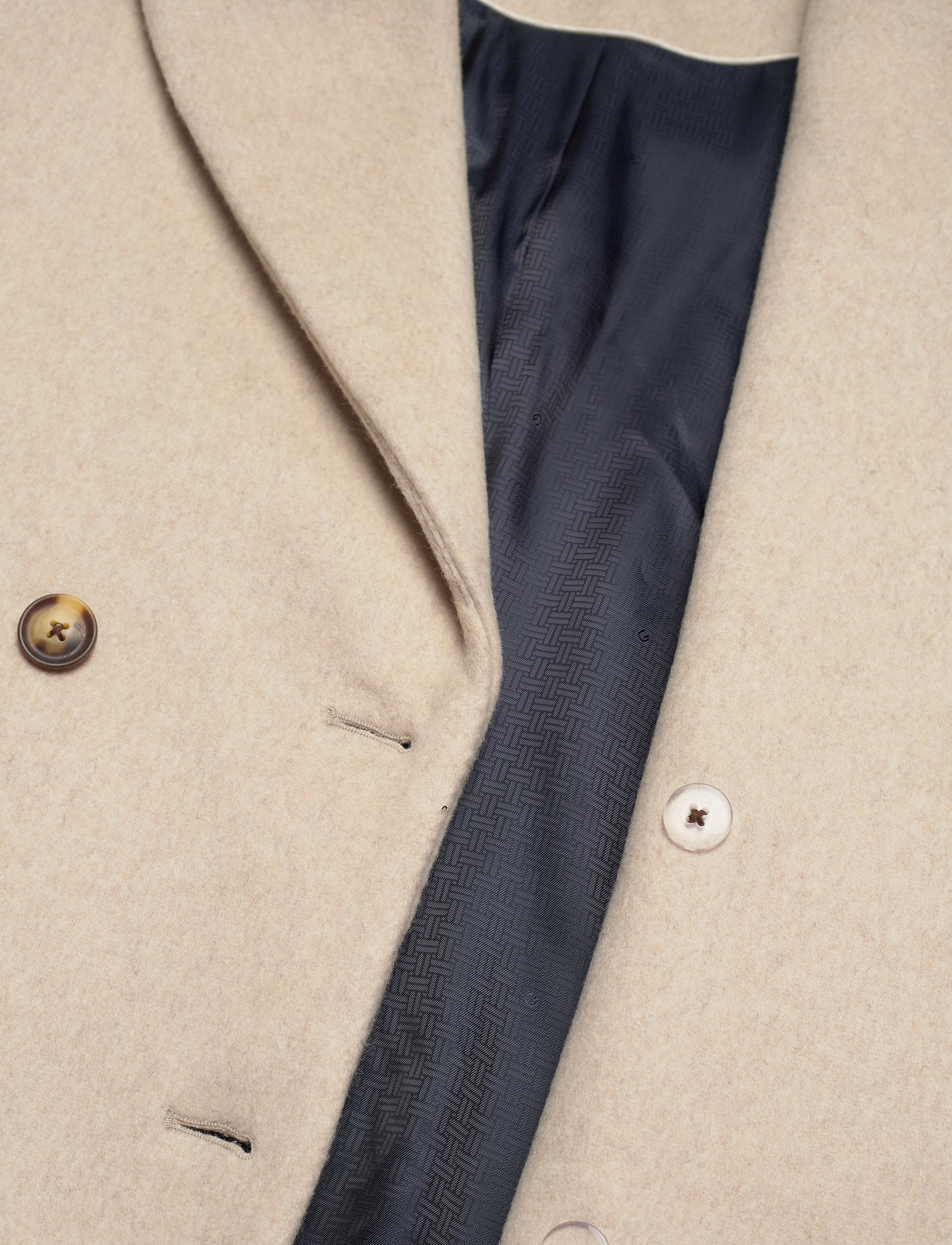 GANT - D2. OVERSIZED WOOL BLEND COAT - manila melange - 4