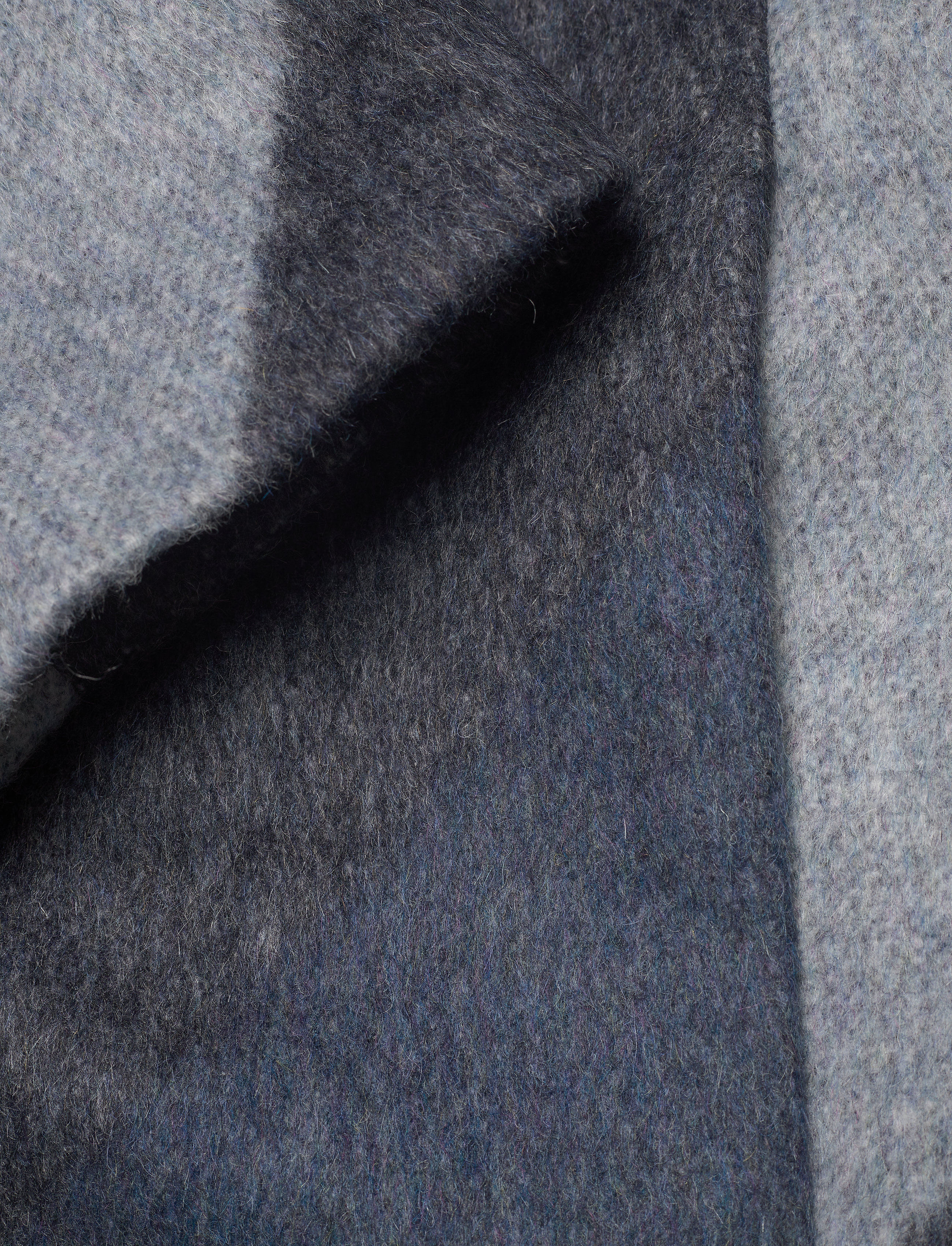 GANT - D2. GRAPHIC FUNNEL NECK WOOL COAT - crisp blue - 3