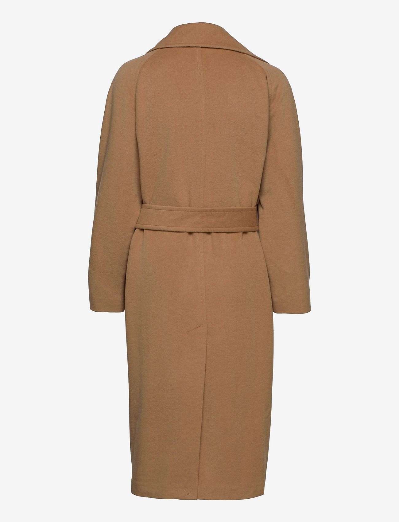GANT - D1. WOOL BLEND BELTED COAT - warm khaki - 1
