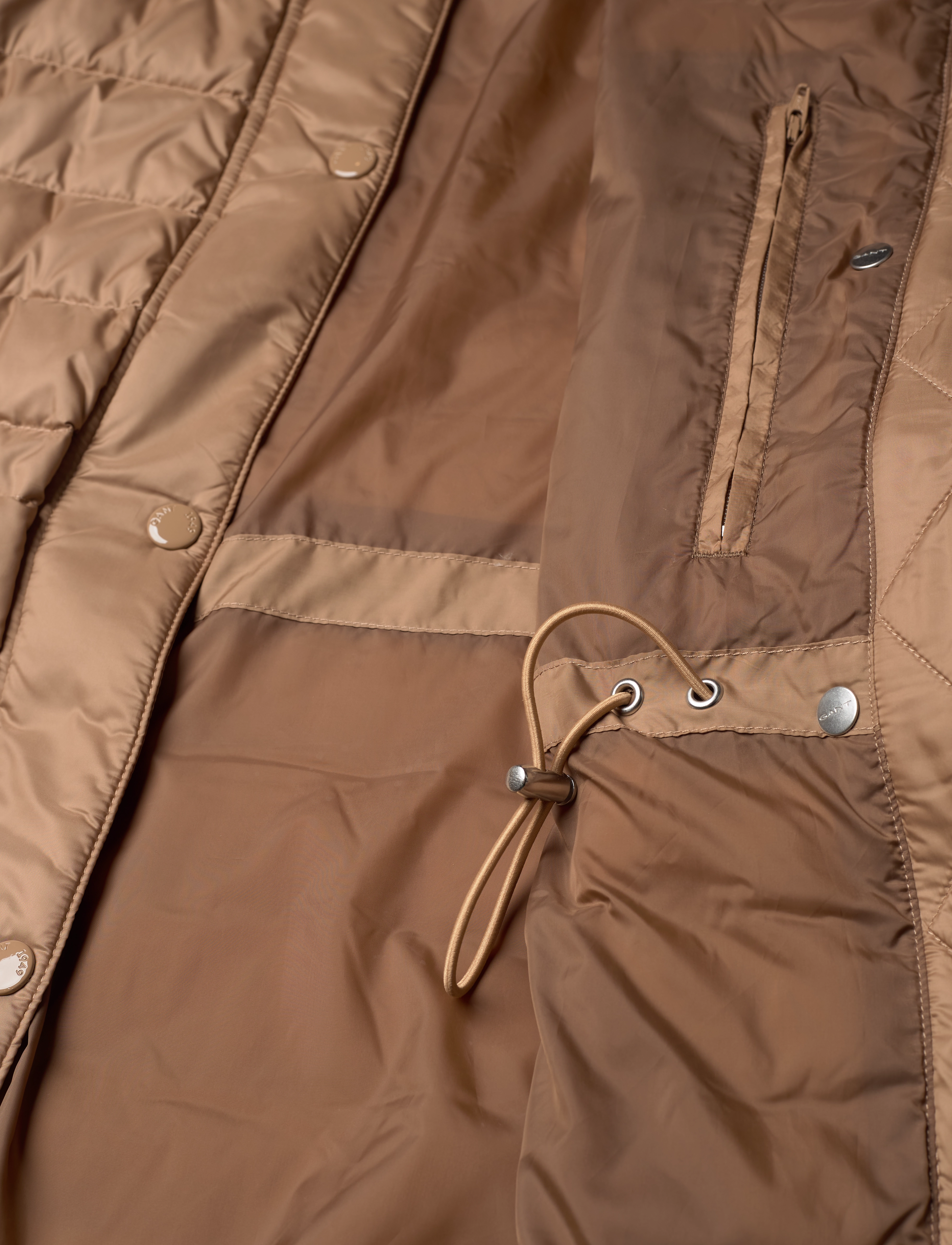 GANT - D1. LIGHT DOWN COAT - warm khaki - 4