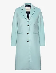 GANT - WOOL BLEND TAILORED COAT - Žieminiai paltai - dusty turquoise - 0