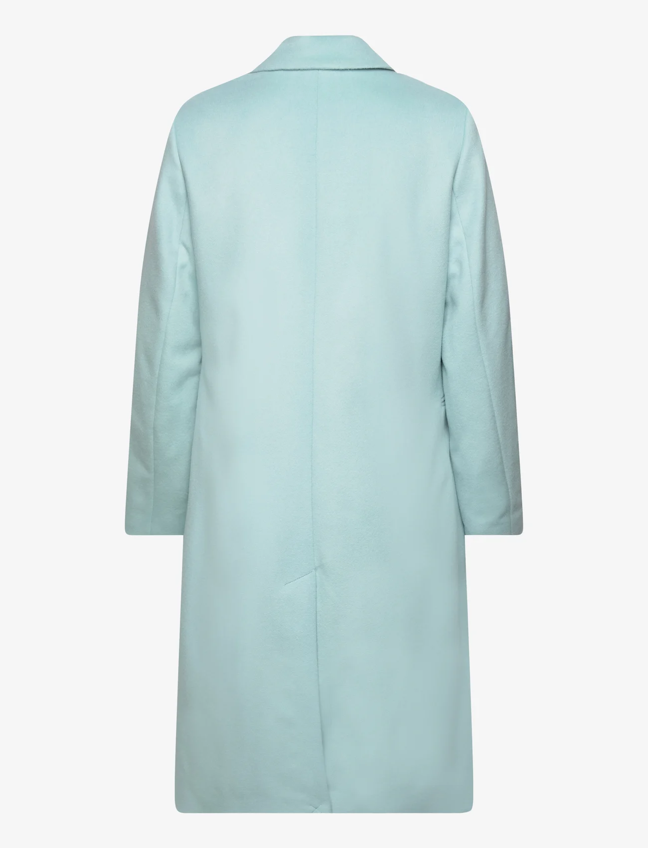 GANT - WOOL BLEND TAILORED COAT - Žieminiai paltai - dusty turquoise - 1