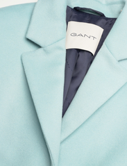 GANT - WOOL BLEND TAILORED COAT - Žieminiai paltai - dusty turquoise - 2