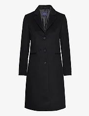 GANT - WOOL BLEND TAILORED COAT - Žieminiai paltai - ebony black - 0