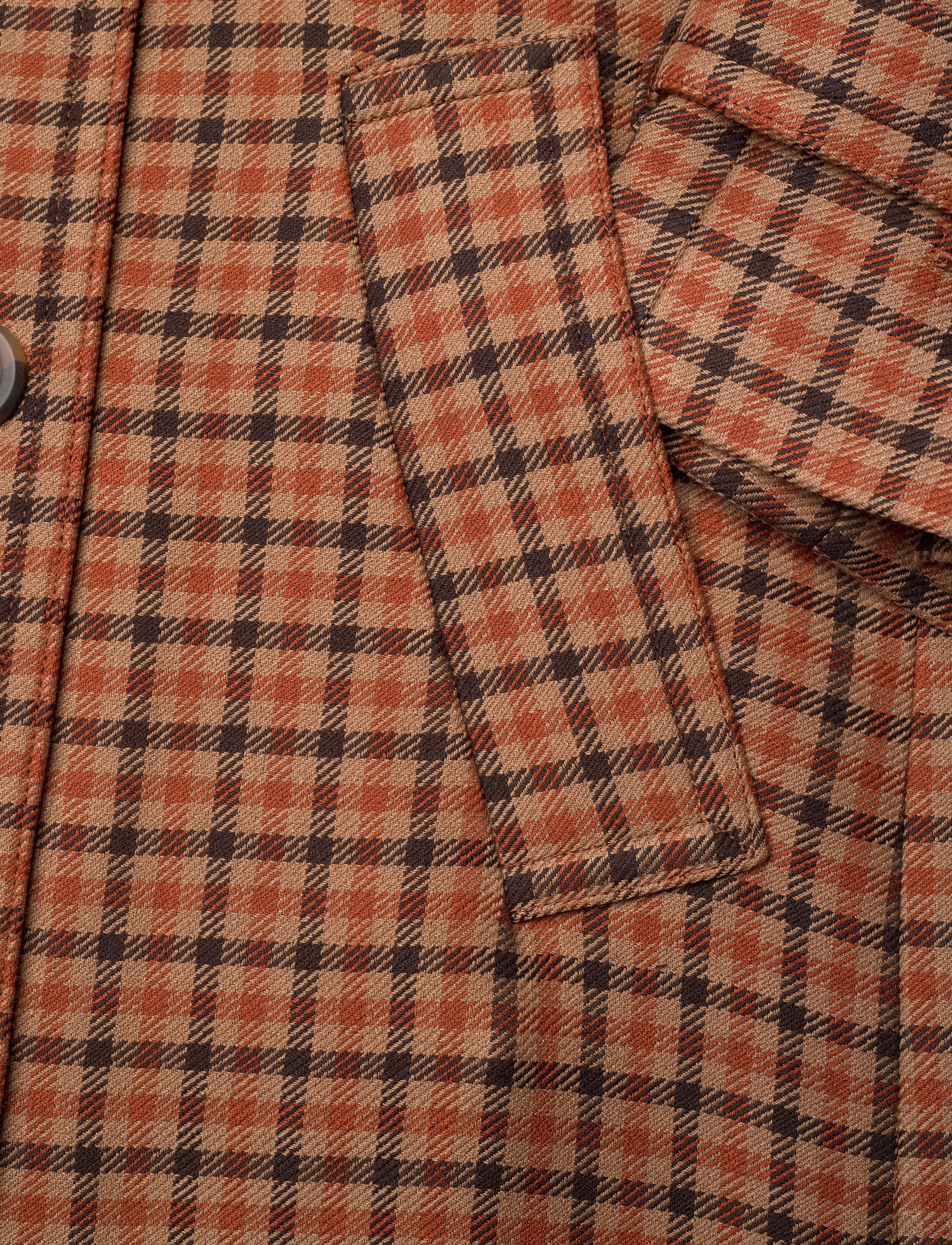 GANT - D1. CHECK TRENCH COAT - golden orange - 3
