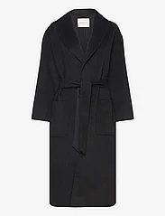 GANT - HANDSTITCHED BELTED COAT - winter coats - ebony black - 0