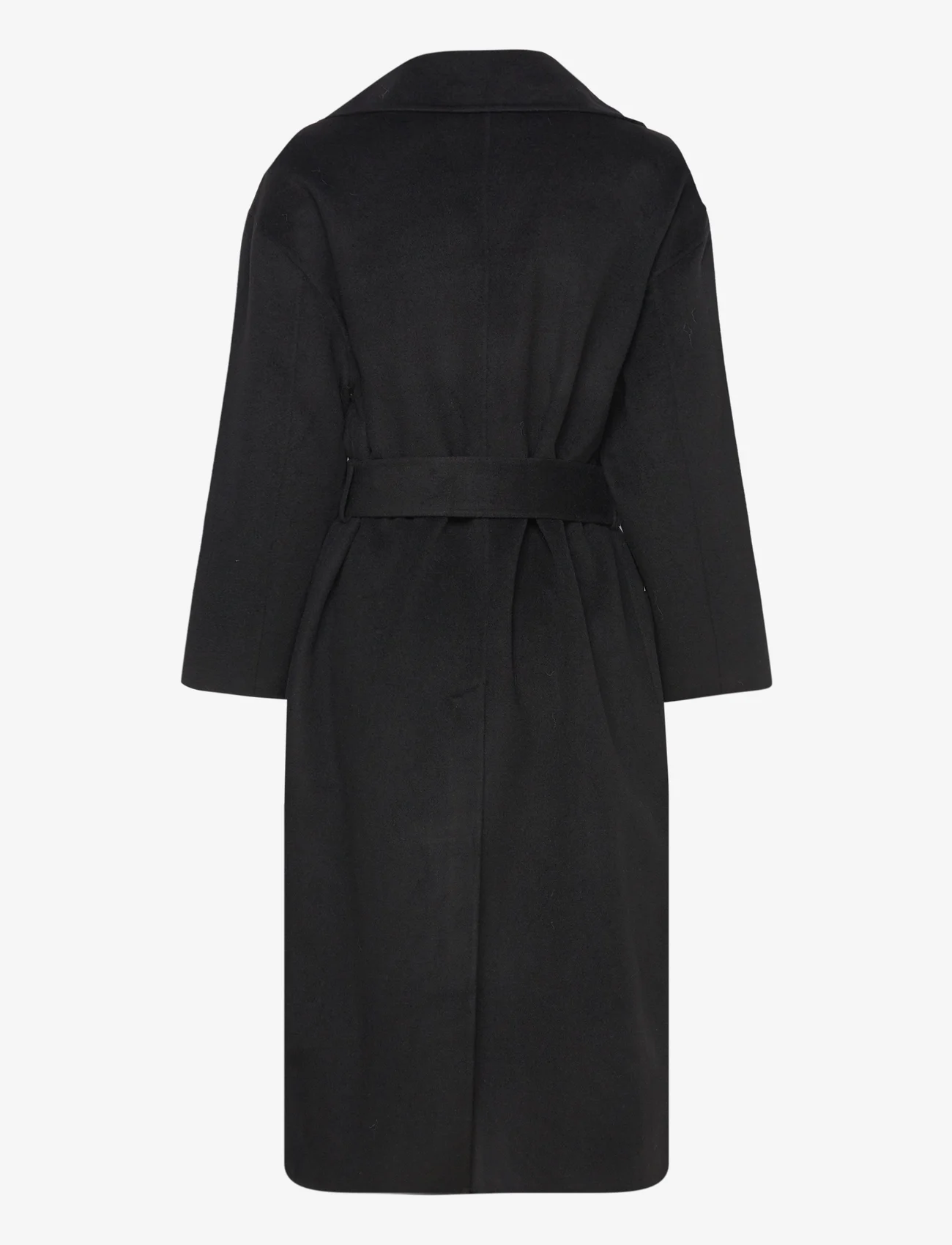 GANT - HANDSTITCHED BELTED COAT - winter coats - ebony black - 1