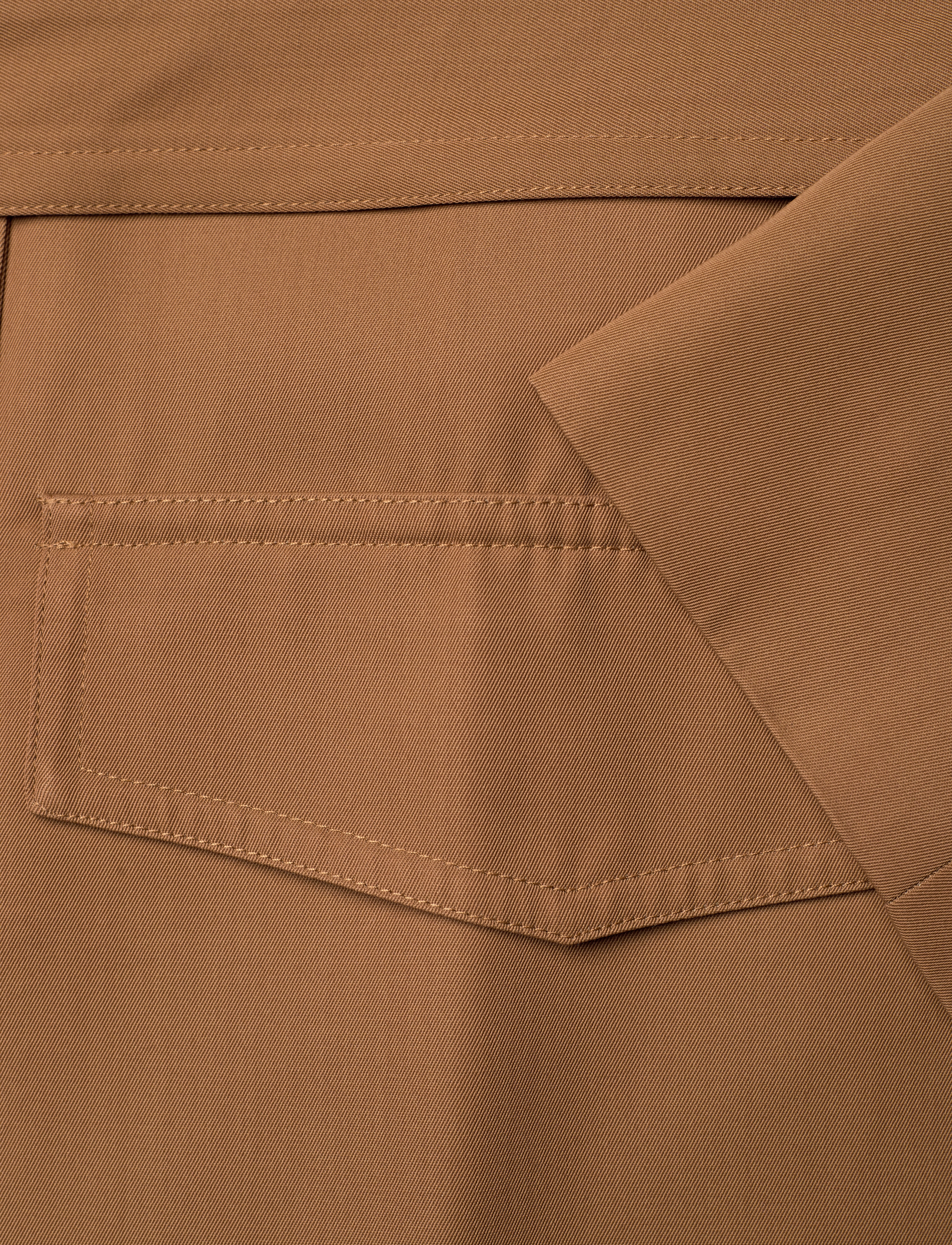 GANT - FLUID BELTED COAT - roasted walnut - 3