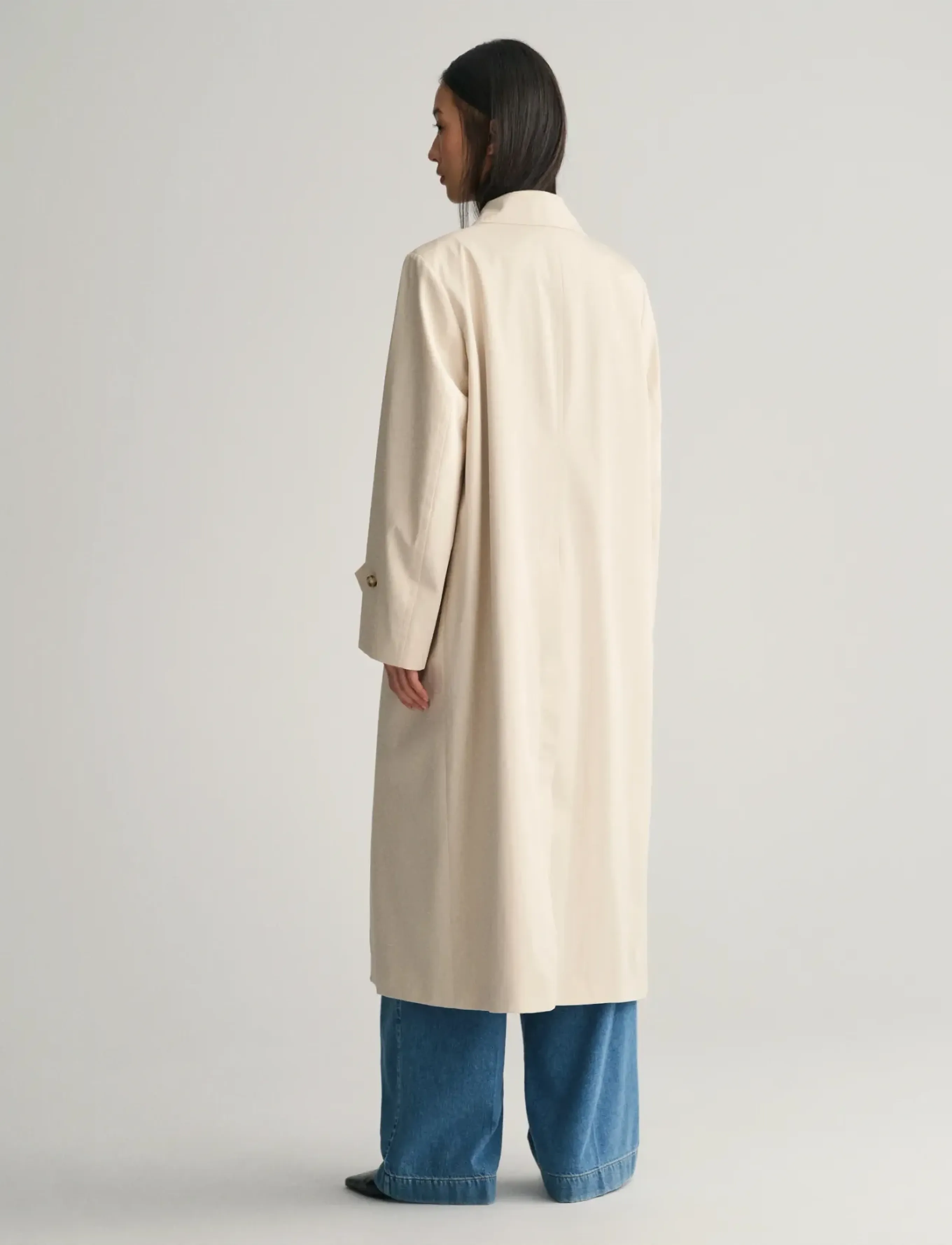 Gant - COTTON OVERCOAT - overtøj - soft oat - 3
