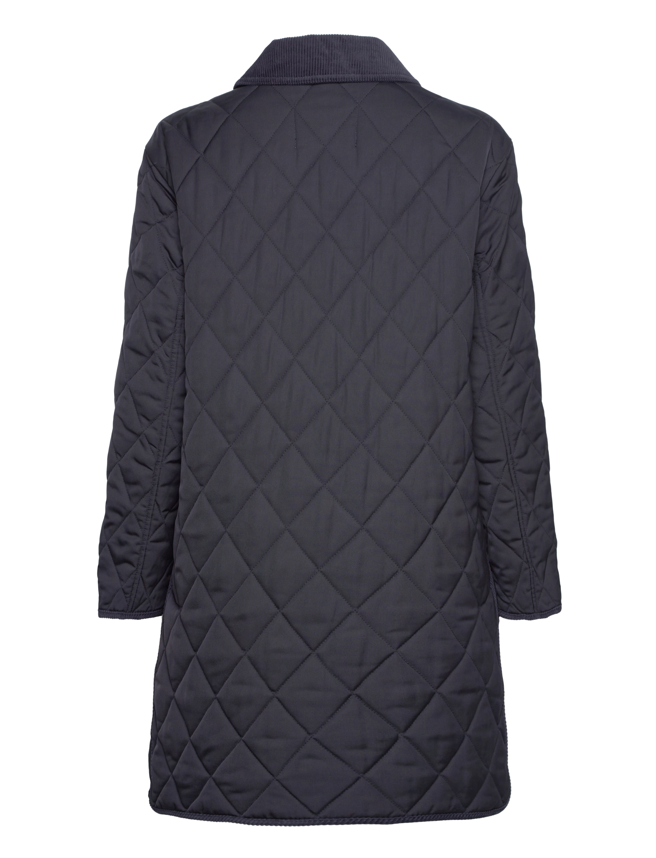 GANT - QUILTED CORD DETAILED COAT - evening blue - 2