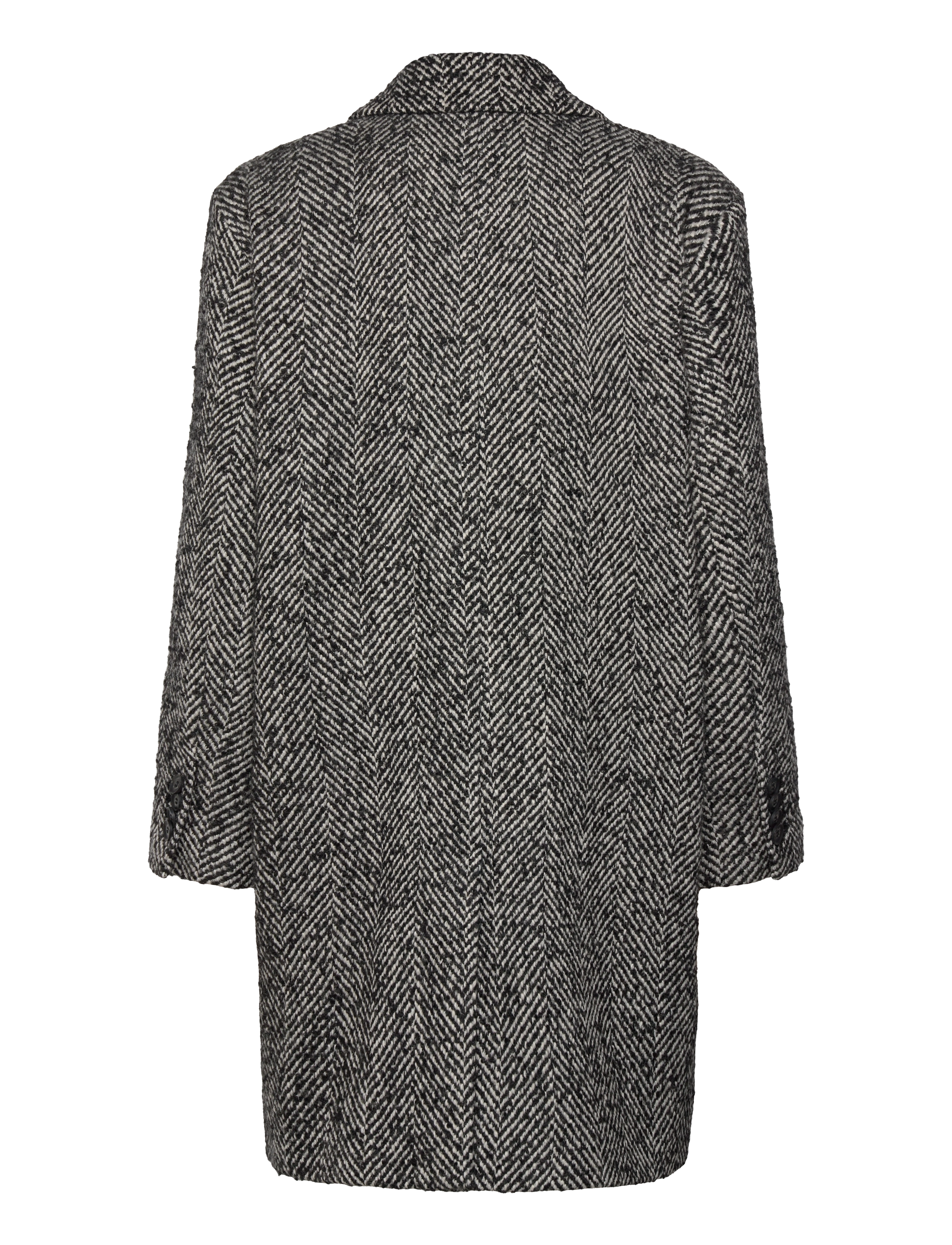Gant - HERITAGE HERRINGBONE COAT - overtøj - black - 3