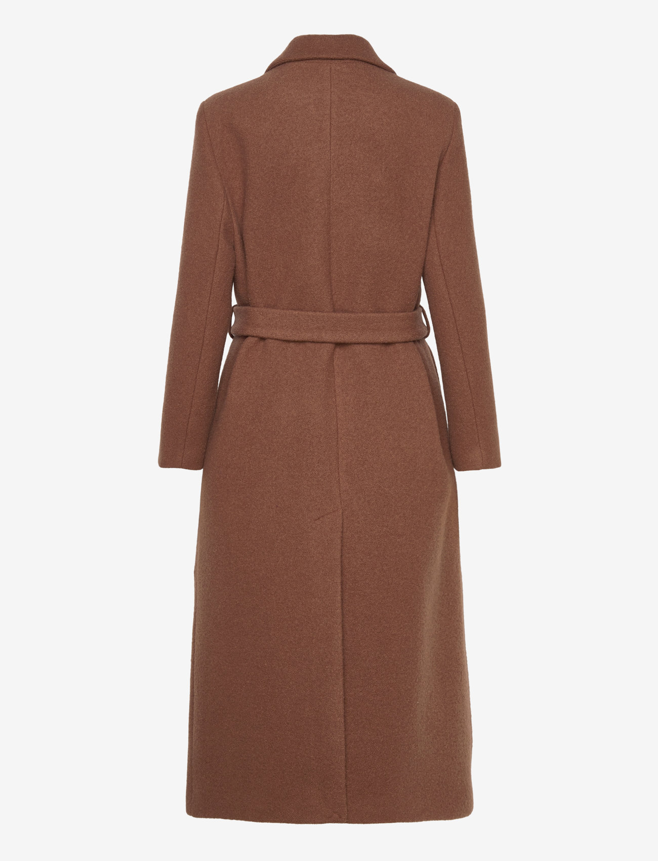 GANT - TEXTURED WRAP COAT - cacao - 2