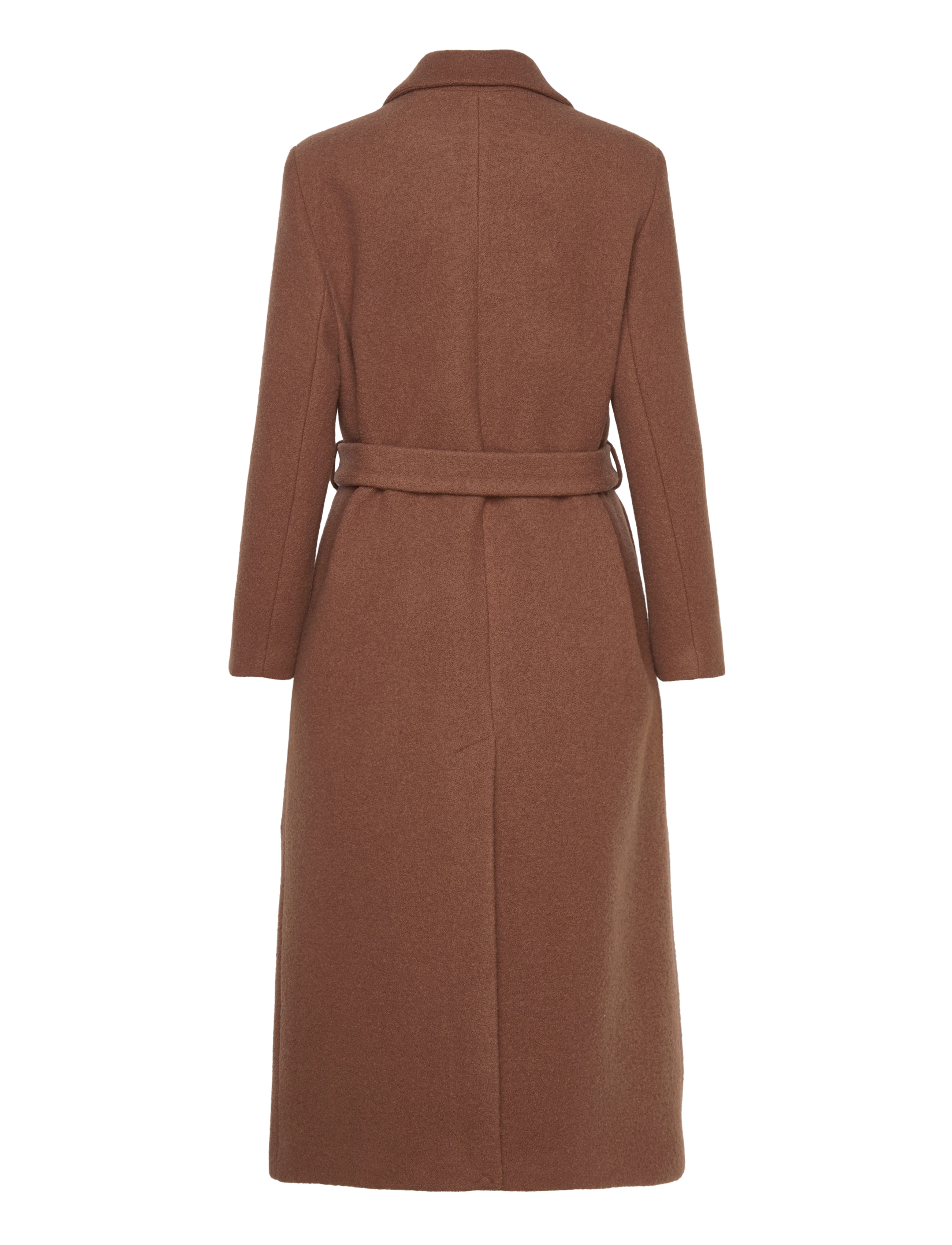 Gant - TEXTURED WRAP COAT - overtøj - cacao - 2