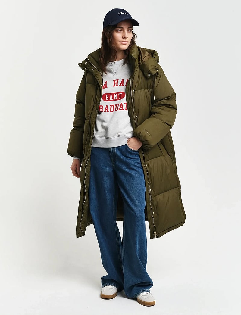 GANT - FULL LENGTH DOWN COAT - winterjassen - dark cactus - 0