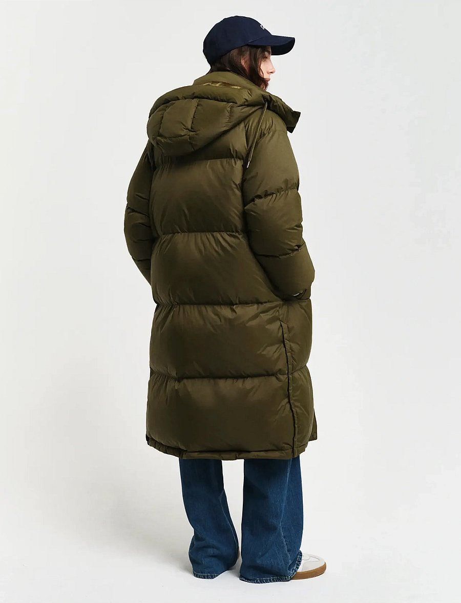 Gant - FULL LENGTH DOWN COAT - vinterjakker - dark cactus - 5