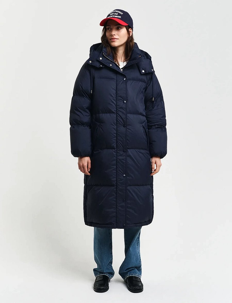 Gant - FULL LENGTH DOWN COAT - evening blue - 0