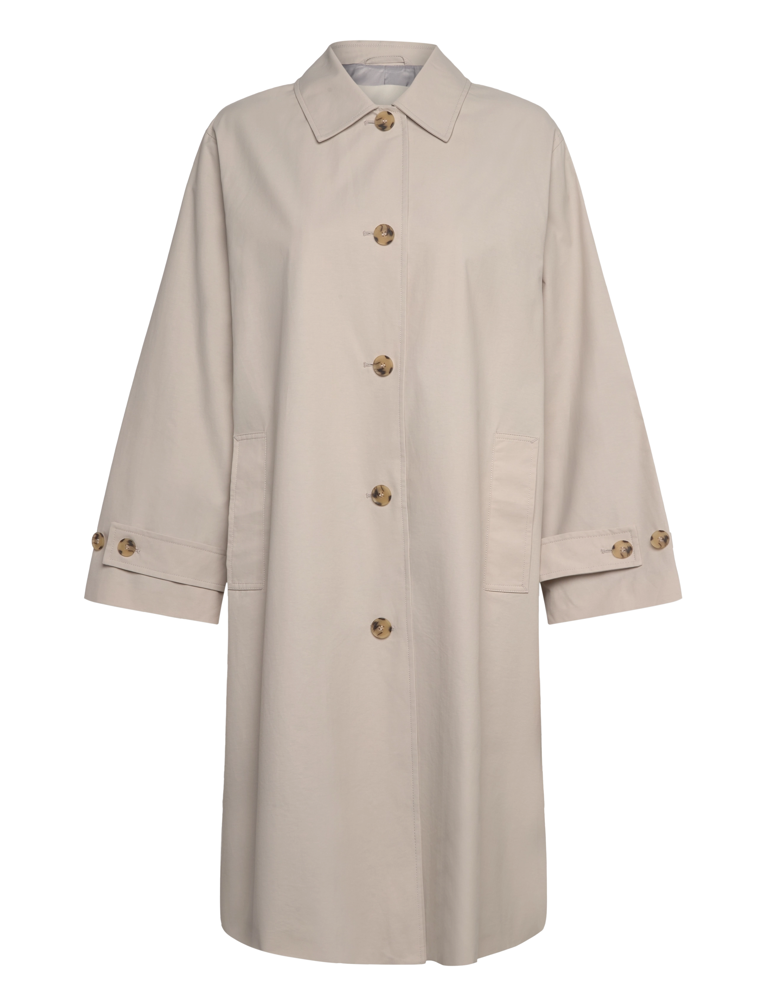Gant RELAXED CAR COAT - Jakker & Kåper - CLOUDY GREY / cream