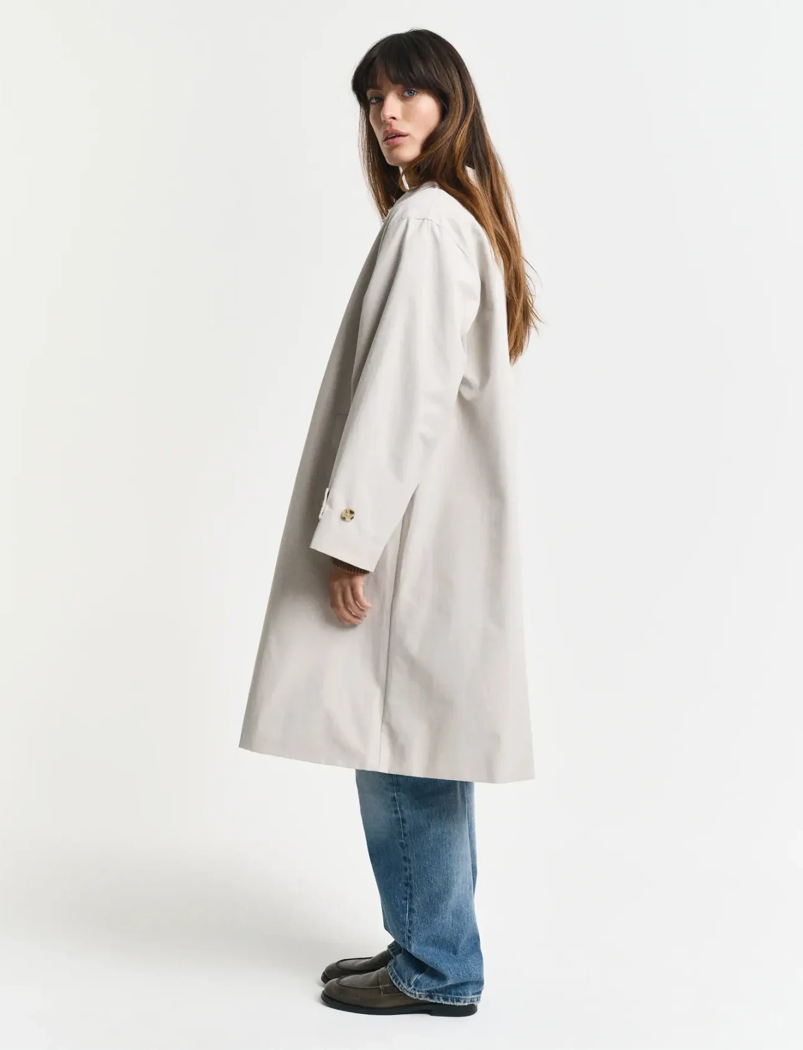 Gant - RELAXED CAR COAT - overtøj - cloudy grey - 4