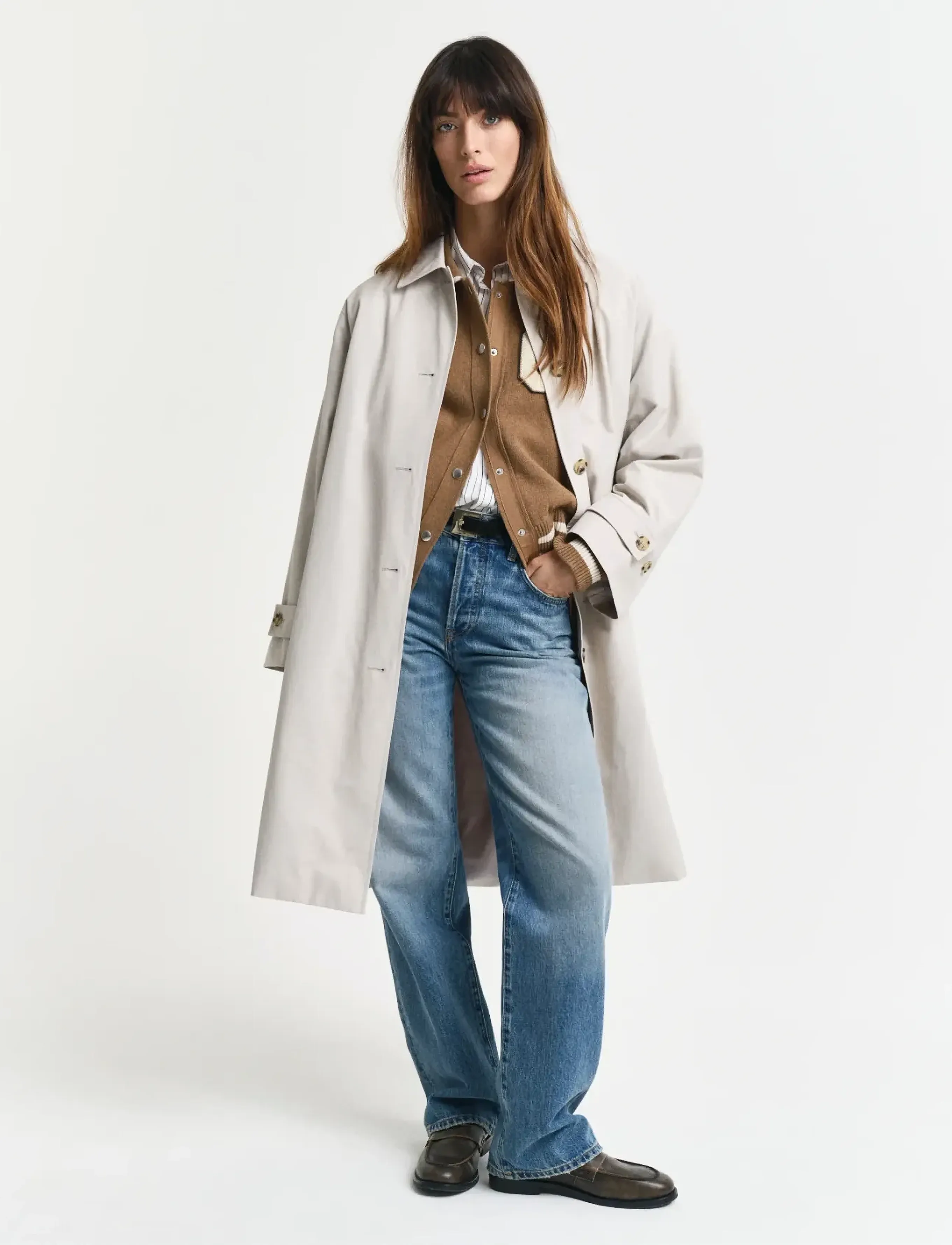 Gant - RELAXED CAR COAT - overtøj - cloudy grey - 5