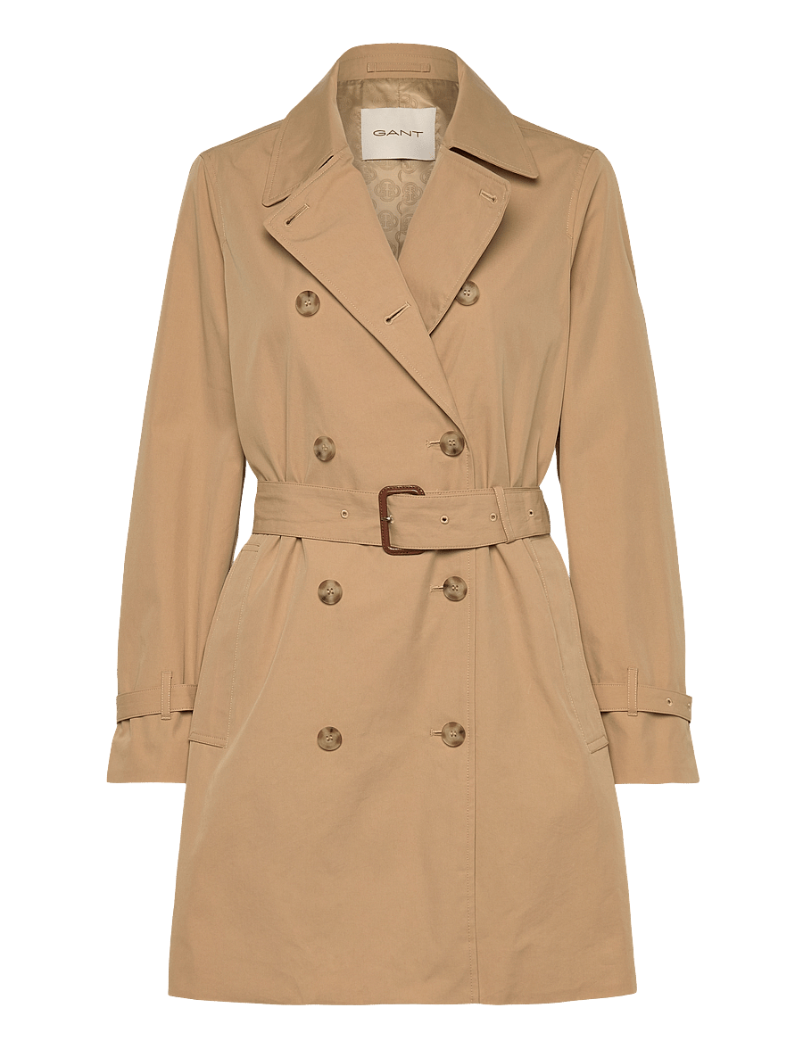 Gant - COTTON TRENCH COAT - trenchcoats - oak beige - 1
