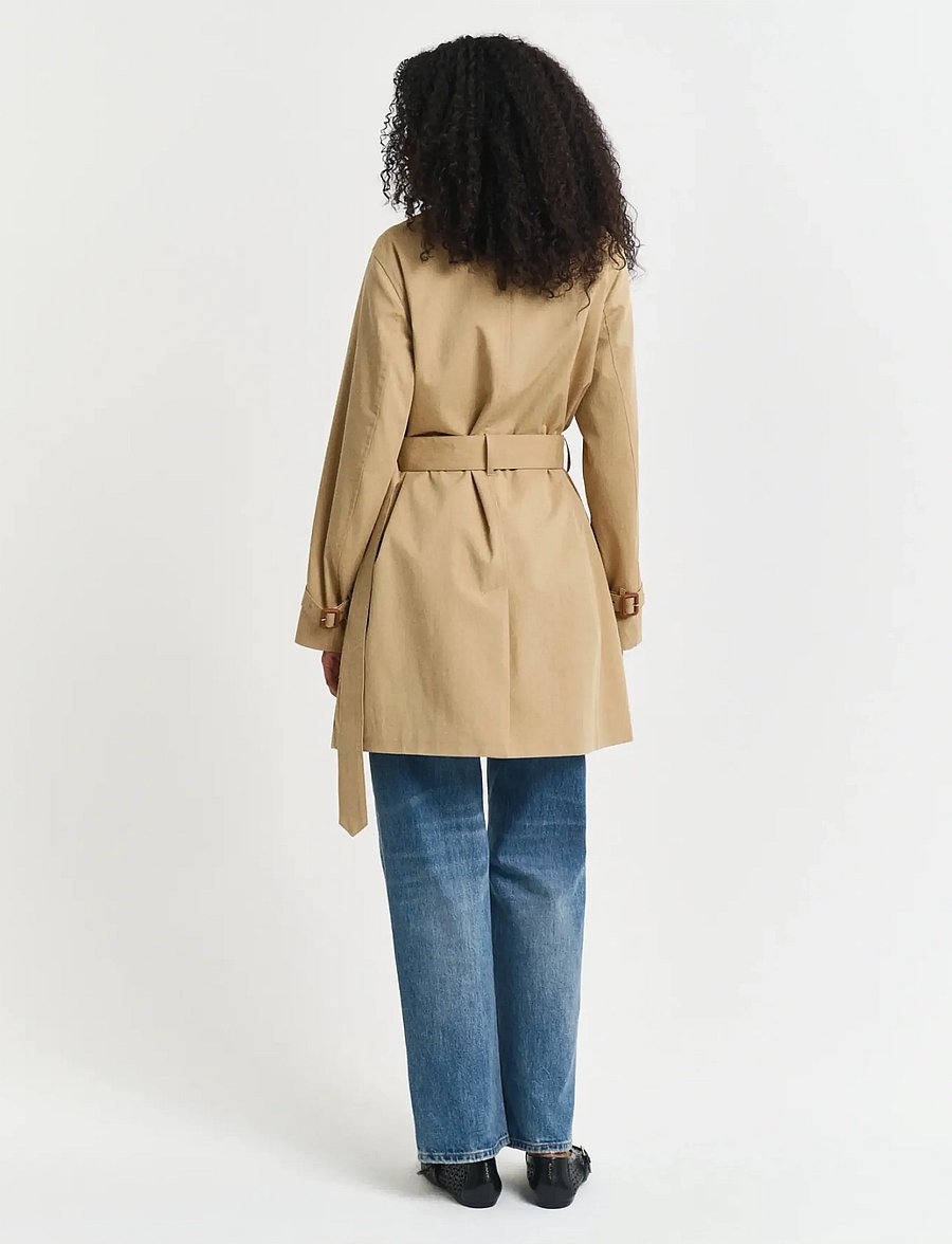 Gant - COTTON TRENCH COAT - trenchcoats - oak beige - 4